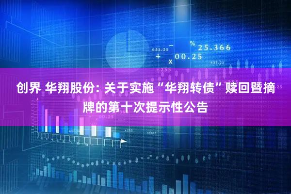 创界 华翔股份: 关于实施“华翔转债”赎回暨摘牌的第十次提示性公告