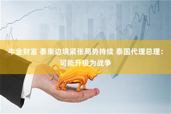 牛金财富 泰柬边境紧张局势持续 泰国代理总理：可能升级为战争