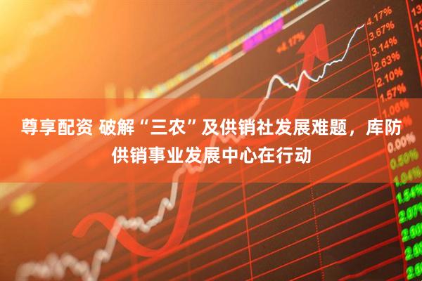 尊享配资 破解“三农”及供销社发展难题，库防供销事业发展中心在行动